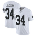 Kooe LV.Raiders #34 Bo Jackson Player White Vapor Limited Stitched Jerseys