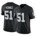 Kooe LV.Raiders #51 Malcolm Koonce Player Black Limited Vapor F.U.S.E. Home Game Stitched Jerseys