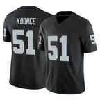 Kooe LV.Raiders #51 Malcolm Koonce Player Black Limited Vapor F.U.S.E. Home Game Stitched Jerseys