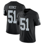 Kooe LV.Raiders #51 Malcolm Koonce Player Black Limited Vapor Untouchable Home Game Stitched Jerseys