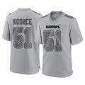 Kooe LV.Raiders #51 Malcolm Koonce Player Gray Atmosphere Fashion Limited Game Stitched Jerseys