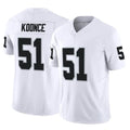 Kooe LV.Raiders #51 Malcolm Koonce Player White Limited Vapor F.U.S.E. Home Game Stitched Jerseys