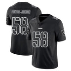 Kooe LV.Raiders #58 Jackson Powers-Johnson Player Black Limited Black Impact Home Game Stitched Jerseys