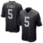 Kooe LV.Raiders #5 Eric Stokes Player Black Home Game Stitched Jerseys