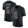 Kooe LV.Raiders #5 Eric Stokes Player Black Limited Black Impact Home Game Stitched Jerseys