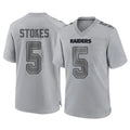 Kooe LV.Raiders #5 Eric Stokes Player Gray Atmosphere Fashion Limited Game Stitched Jerseys