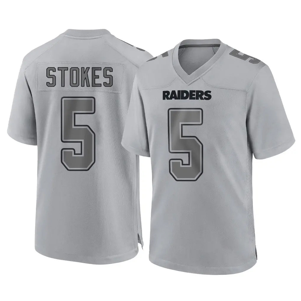 Kooe LV.Raiders #5 Eric Stokes Player Gray Atmosphere Fashion Limited Game Stitched Jerseys