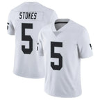 Kooe LV.Raiders #5 Eric Stokes Player White Limited Vapor Untouchable Home Game Stitched Jerseys