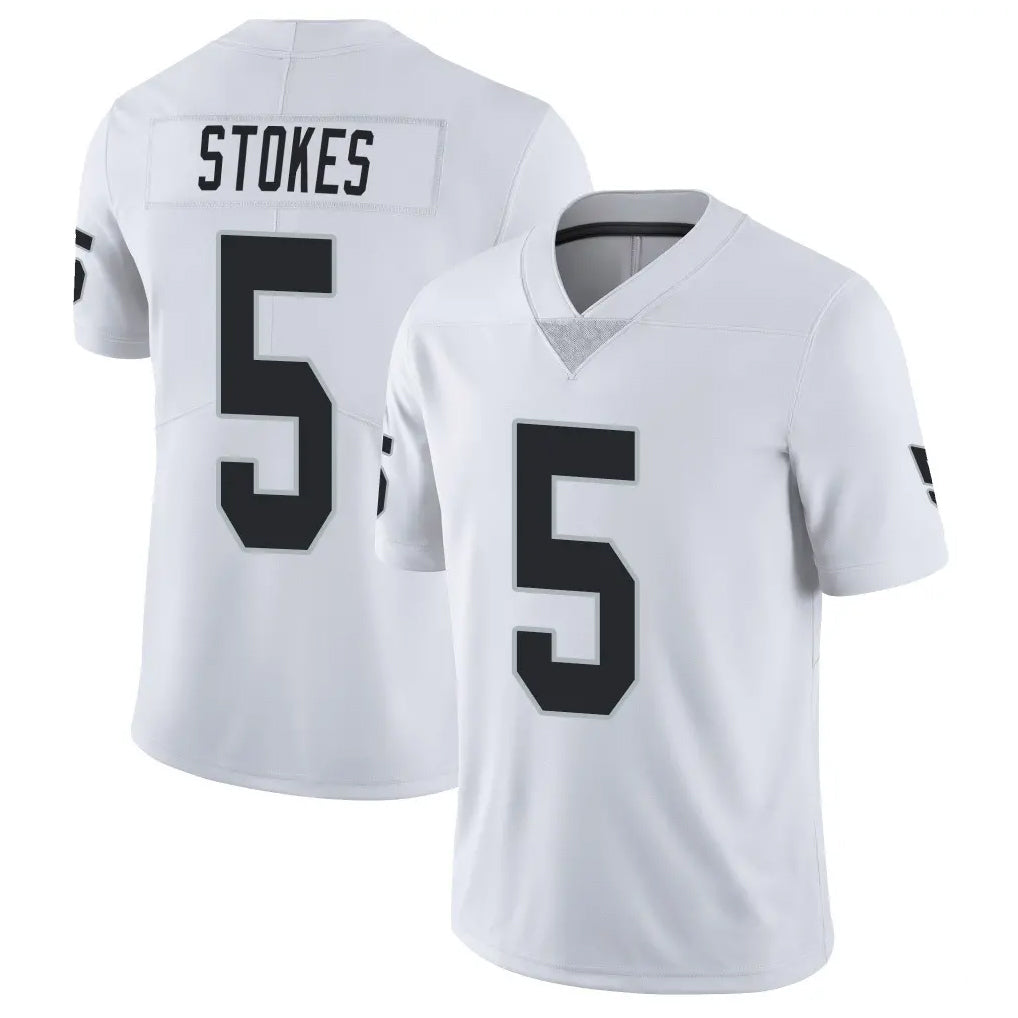 Kooe LV.Raiders #5 Eric Stokes Player White Limited Vapor Untouchable Home Game Stitched Jerseys