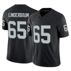 Kooe LV.Raiders #65 Tyler Linderbaum Player Black Limited Vapor F.U.S.E. Home Game Stitched Jerseys