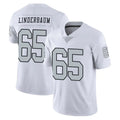 Kooe LV.Raiders #65 Tyler Linderbaum Player White Limited Color Rush Home Game Stitched Jerseys