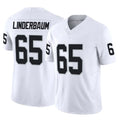 Kooe LV.Raiders #65 Tyler Linderbaum Player White Limited Vapor F.U.S.E. Home Game Stitched Jerseys