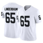 Kooe LV.Raiders #65 Tyler Linderbaum Player White Limited Vapor F.U.S.E. Home Game Stitched Jerseys