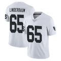 Kooe LV.Raiders #65 Tyler Linderbaum Player White Limited Vapor Untouchable Home Game Stitched Jerseys