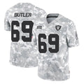 Kooe LV.Raiders #69 Adam Butler Player Arctic Camo Salute To Service Limited Game Stitched Jerseys