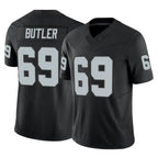 Kooe LV.Raiders #69 Adam Butler Player Black Limited Vapor F.U.S.E. Home Game Stitched Jerseys