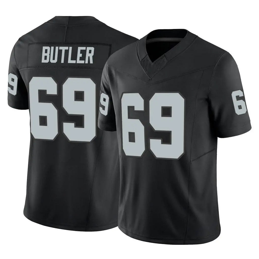 Kooe LV.Raiders #69 Adam Butler Player Black Limited Vapor F.U.S.E. Home Game Stitched Jerseys