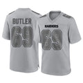 Kooe LV.Raiders #69 Adam Butler Player Gray Atmosphere Fashion Limited Game Stitched Jerseys