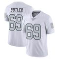 Kooe LV.Raiders #69 Adam Butler Player White Limited Color Rush Home Game Stitched Jerseys