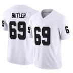 Kooe LV.Raiders #69 Adam Butler Player White Limited Vapor F.U.S.E. Home Game Stitched Jerseys