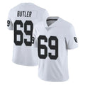 Kooe LV.Raiders #69 Adam Butler Player White Limited Vapor Untouchable Home Game Stitched Jerseys