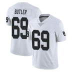 Kooe LV.Raiders #69 Adam Butler Player White Limited Vapor Untouchable Home Game Stitched Jerseys