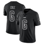 Kooe LV.Raiders #6 A.J. Cole Player Black Limited Black Impact Home Game Stitched Jerseys