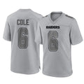 Kooe LV.Raiders #6 A.J. Cole Player Gray Atmosphere Fashion Limited Game Stitched Jerseys