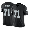 Kooe LV.Raiders #71 DJ Glaze Player Black Limited Vapor F.U.S.E. Home Game Stitched Jerseys