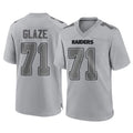 Kooe LV.Raiders #71 DJ Glaze Player Gray Atmosphere Fashion Limited Game Stitched Jerseys