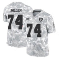 Kooe LV.Raiders #74 Kolton Miller Player Arctic Camo Salute To Service Limited Game Stitched Jerseys