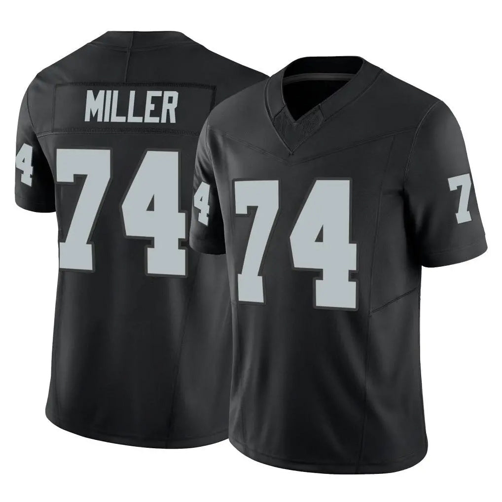 Kooe LV.Raiders #74 Kolton Miller Player Black Limited Vapor F.U.S.E. Home Game Stitched Jerseys