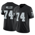 Kooe LV.Raiders #74 Kolton Miller Player Black Limited Vapor F.U.S.E. Home Game Stitched Jerseys