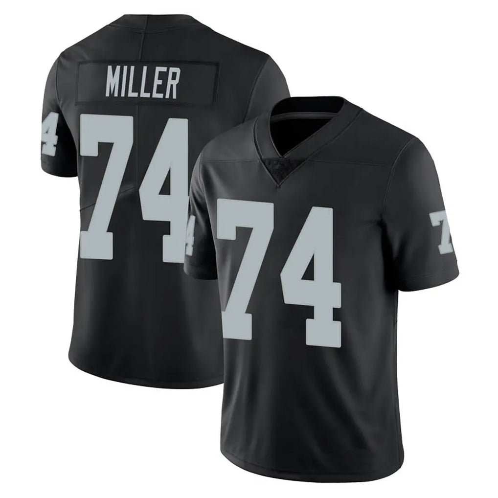 Kooe LV.Raiders #74 Kolton Miller Player Black Limited Vapor Untouchable Home Game Stitched Jerseys