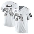 Kooe LV.Raiders #74 Kolton Miller Player White Vapor Limited Home Game Stitched Jerseys