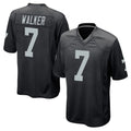Kooe LV.Raiders #7 Quay Walker Player Black Home Game Stitched Jerseys