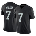 Kooe LV.Raiders #7 Quay Walker Player Black Limited Vapor F.U.S.E. Home Game Stitched Jerseys
