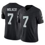 Kooe LV.Raiders #7 Quay Walker Player Black Limited Vapor F.U.S.E. Home Game Stitched Jerseys