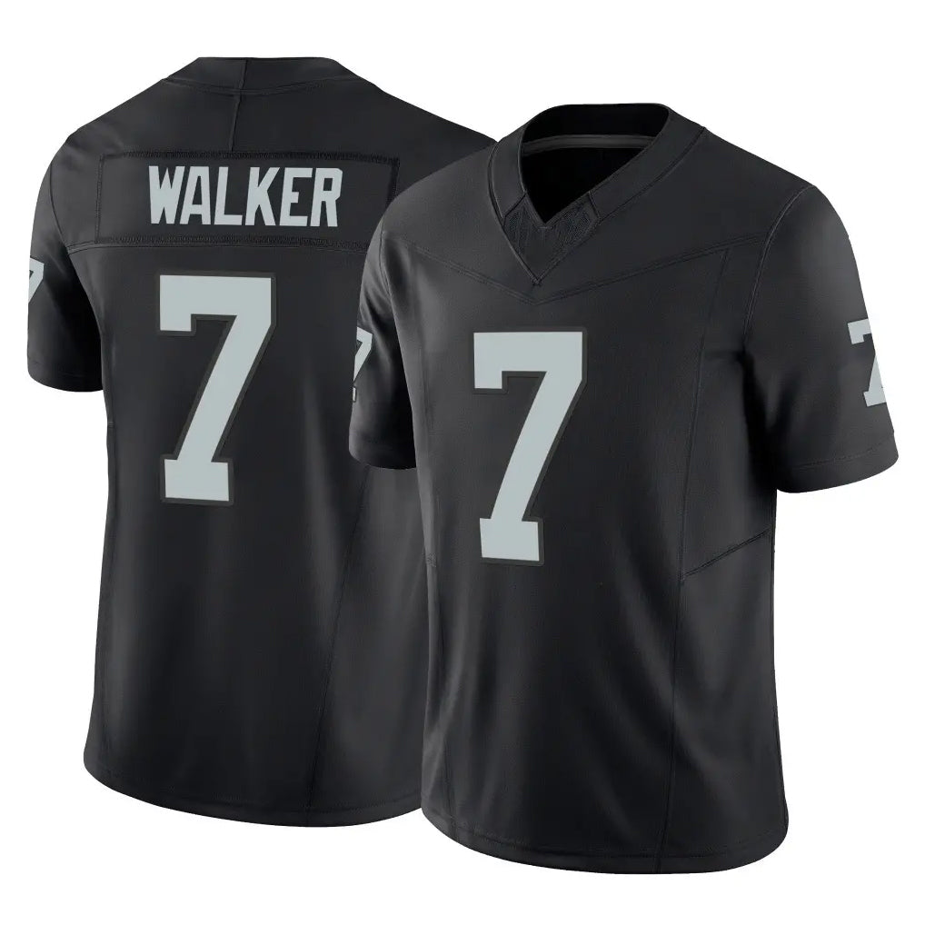 Kooe LV.Raiders #7 Quay Walker Player Black Limited Vapor F.U.S.E. Home Game Stitched Jerseys