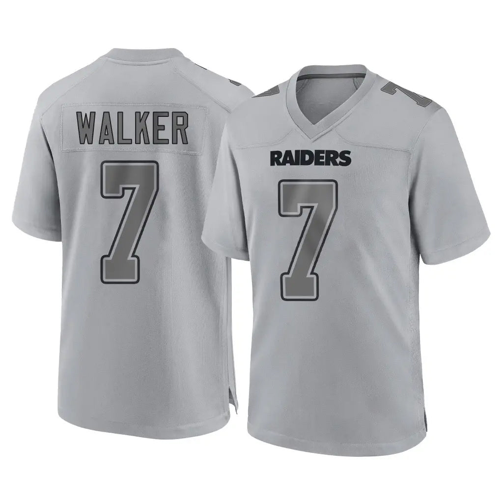 Kooe LV.Raiders #7 Quay Walker Player Gray Atmosphere Fashion Limited Game Stitched Jerseys