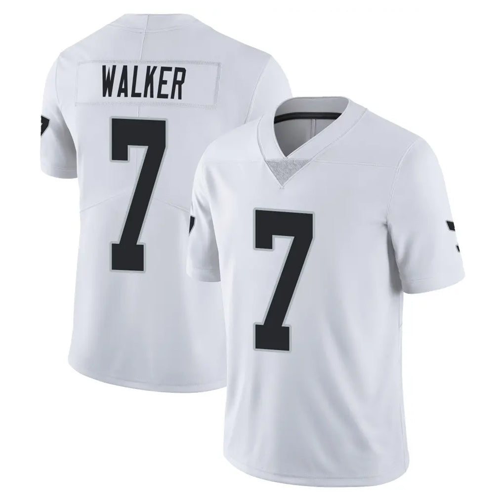 Kooe LV.Raiders #7 Quay Walker Player White Limited Vapor Untouchable Home Game Stitched Jerseys