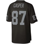 Kooe LV.Raiders #87 Dave Casper Mitchell & Ness Black Legacy Replica Jersey Stitched Puhic