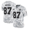 Kooe LV.Raiders #87 Michael Mayer Player Arctic Camo Salute To Service Limited Game Stitched Jerseys
