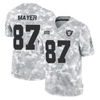 Kooe LV.Raiders #87 Michael Mayer Player Arctic Camo Salute To Service Limited Game Stitched Jerseys