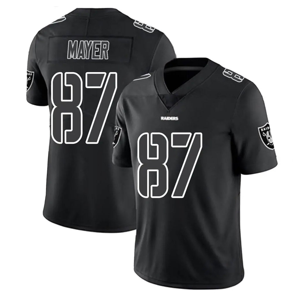 Kooe LV.Raiders #87 Michael Mayer Player Black Limited Black Impact Home Game Stitched Jerseys