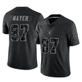 Kooe LV.Raiders #87 Michael Mayer Player Black Reflective Limited Game Stitched Jerseys
