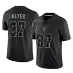 Kooe LV.Raiders #87 Michael Mayer Player Black Reflective Limited Game Stitched Jerseys