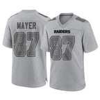 Kooe LV.Raiders #87 Michael Mayer Player Gray Atmosphere Fashion Limited Game Stitched Jerseys