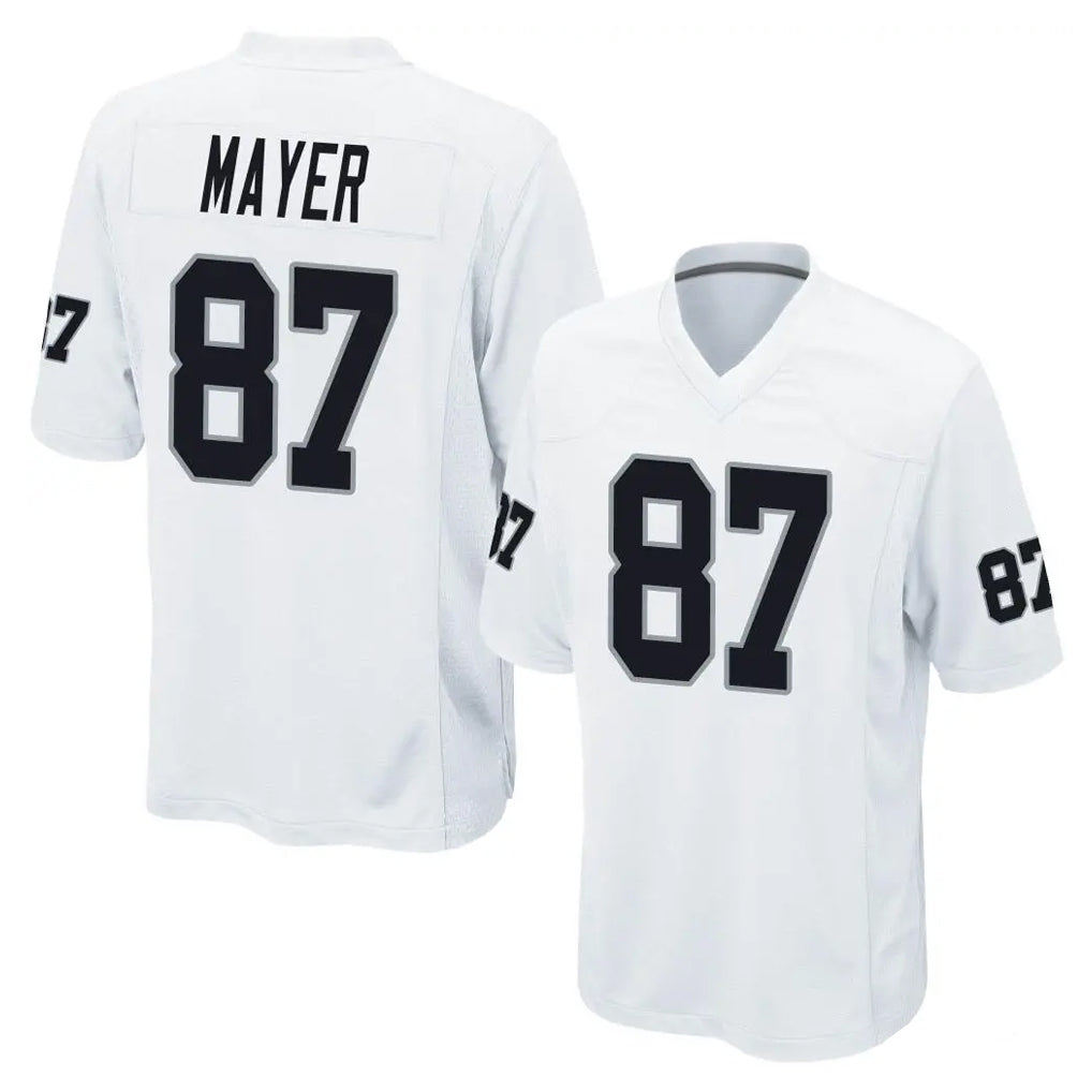 Kooe LV.Raiders #87 Michael Mayer Player White Home Game Stitched Jerseys