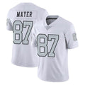 Kooe LV.Raiders #87 Michael Mayer Player White Limited Color Rush Home Game Stitched Jerseys